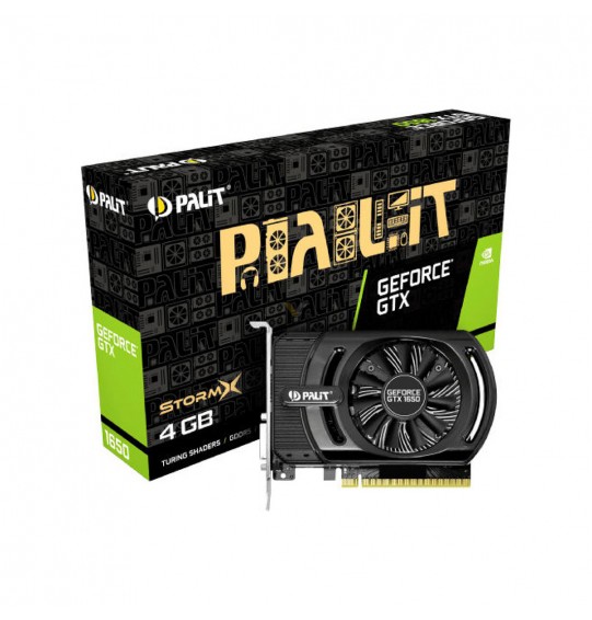 Видеокарта PALIT GTX1650 STORMX 4G (NE51650006G1-1170F) Видеокарта PALIT GTX1650 STORMX 4G (NE51650006G1-1170F)