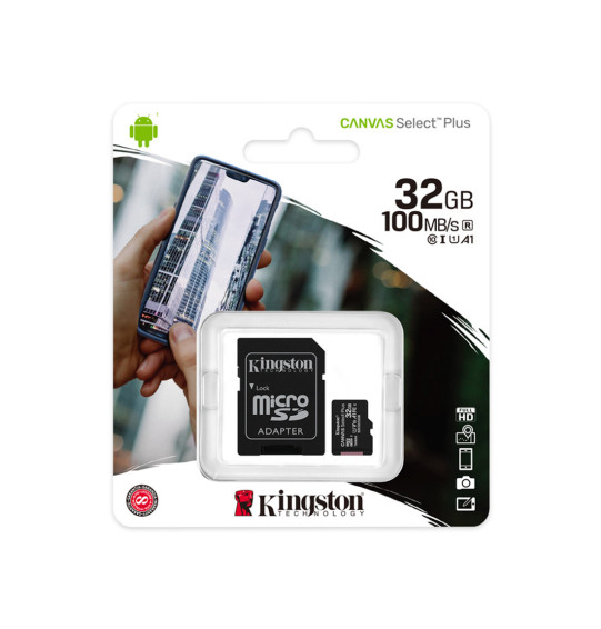 Карта памяти Kingston SDCS2/32GB Class 10 32GB + адаптер