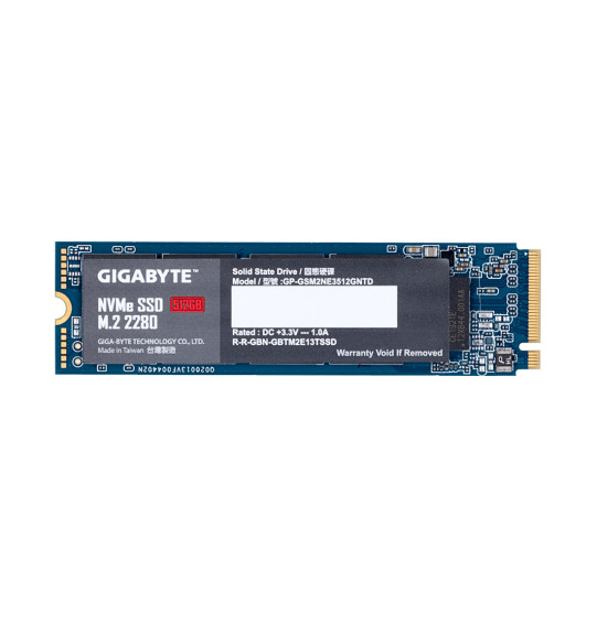 Твердотельный накопитель внутренний Gigabyte GP-GSM2NE3512GNTD 512GB M.2 PCI-E 3.0x4 Твердотельный накопитель внутренний Gigabyte GP-GSM2NE3512GNTD 512GB M.2 PCI-E 3.0x4