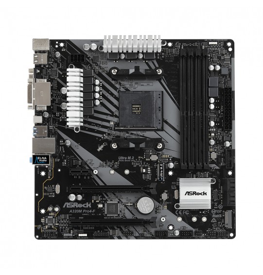 Материнская плата ASRock A320M PRO4-F Материнская плата ASRock A320M PRO4-F