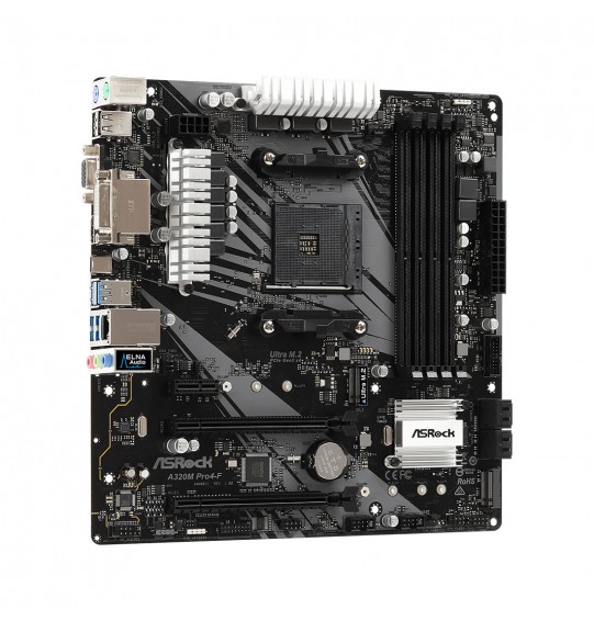 Материнская плата ASRock A320M PRO4-F Материнская плата ASRock A320M PRO4-F
