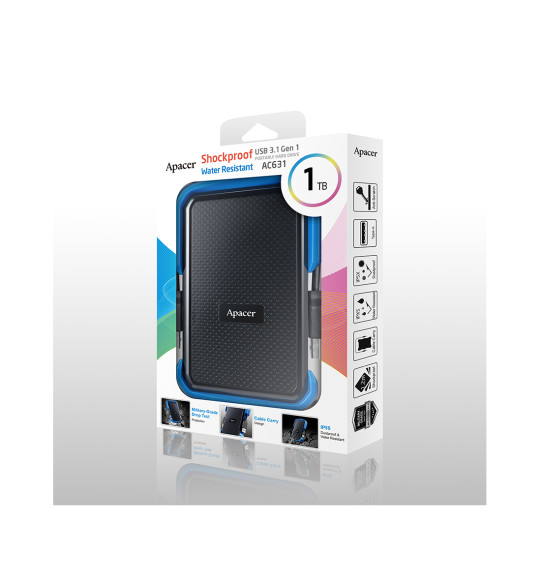 Внешний жёсткий диск Apacer 1TB 2.5 Внешний жёсткий диск Apacer 1TB 2.5