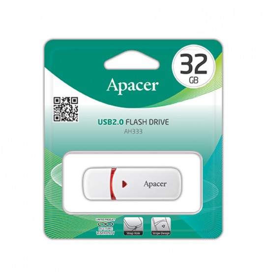 USB-накопитель Apacer AH333 32GB Белый USB-накопитель Apacer AH333 32GB Белый