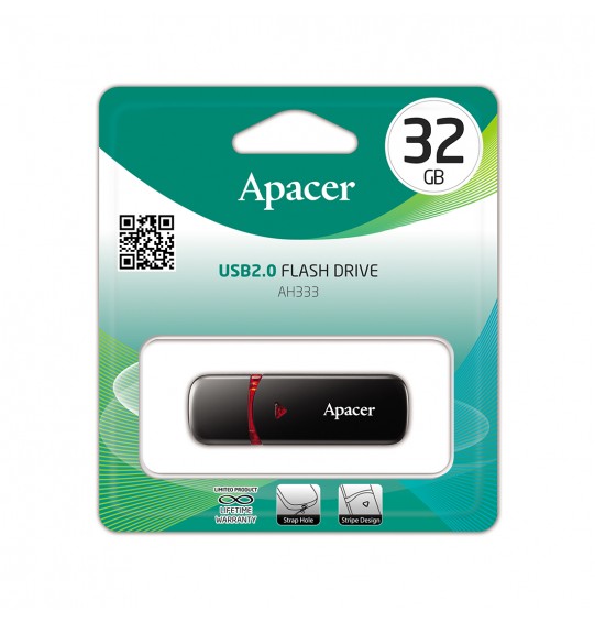 USB-накопитель Apacer AH333 32GB Чёрный USB-накопитель Apacer AH333 32GB Чёрный