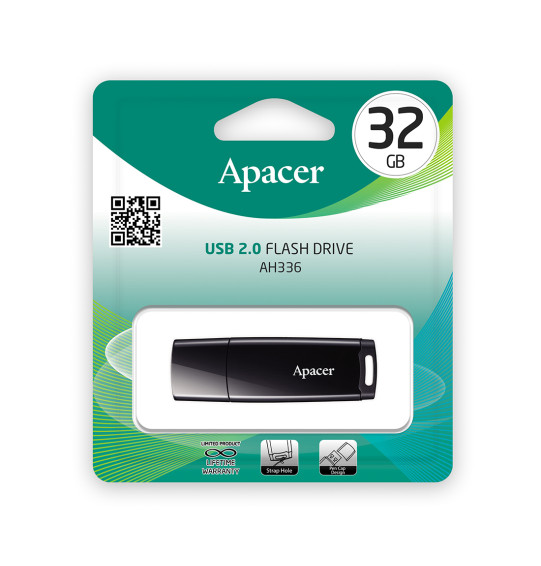 USB-накопитель Apacer AH336 32GB Чёрный USB-накопитель Apacer AH336 32GB Чёрный