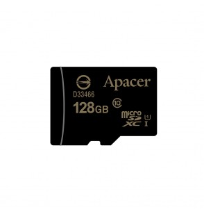 Карта памяти Apacer AP128GMCSX10U1-R 128GB + адаптер