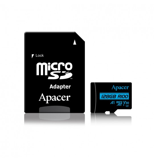 Карта памяти Apacer AP128GMCSX10U7-R 128GB + адаптер Карта памяти Apacer AP128GMCSX10U7-R 128GB + адаптер