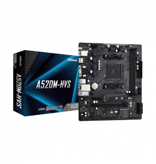 Материнская плата ASRock A520M-HVS Материнская плата ASRock A520M-HVS