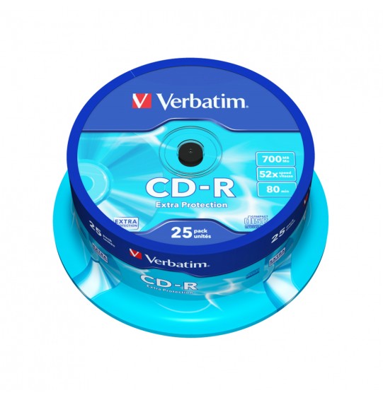 Диск CD-R Verbatim (43432) 700MB 25штук Незаписанный Диск CD-R Verbatim (43432) 700MB 25штук Незаписанный