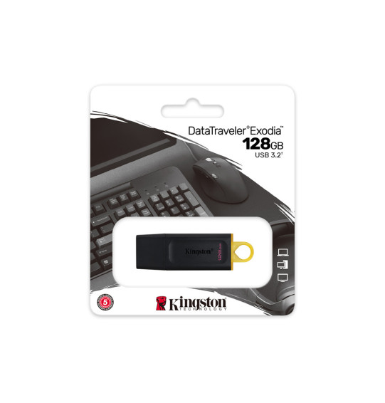 USB-накопитель Kingston DTX/128GB 128GB Чёрный USB-накопитель Kingston DTX/128GB 128GB Чёрный