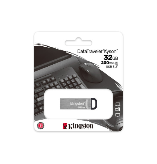 USB-накопитель Kingston DTKN/32GB 32GB Серебристый USB-накопитель Kingston DTKN/32GB 32GB Серебристый