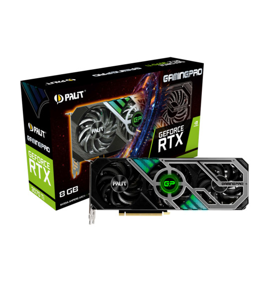Видеокарта PALIT RTX3070Ti GAMINGPRO 8G (NED307T019P2-1046A) Видеокарта PALIT RTX3070Ti GAMINGPRO 8G (NED307T019P2-1046A)