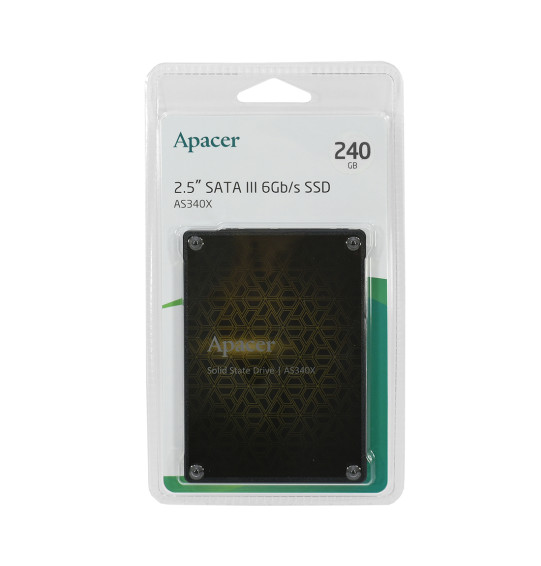 Твердотельный накопитель SSD Apacer AS340X 240GB SATA Твердотельный накопитель SSD Apacer AS340X 240GB SATA