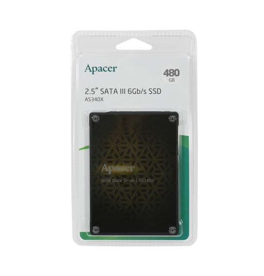 Твердотельный накопитель SSD Apacer AS340X 480GB SATA Твердотельный накопитель SSD Apacer AS340X 480GB SATA