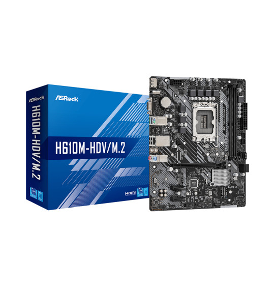 Материнская плата ASRock H610M-HDV/M.2 Материнская плата ASRock H610M-HDV/M.2