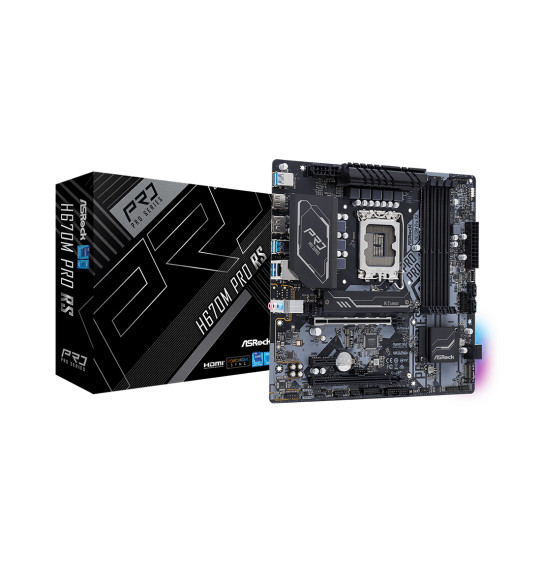 Материнская плата ASRock H670M PRO RS Материнская плата ASRock H670M PRO RS