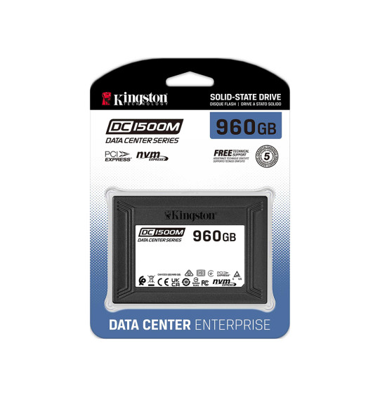 Твердотельный накопитель SSD Kingston SEDC1500M/960G U.2 15 мм Твердотельный накопитель SSD Kingston SEDC1500M/960G U.2 15 мм