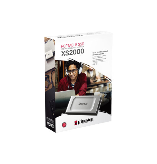 Внешний SSD диск Kingston 2TB XS2000 Серебристый Внешний SSD диск Kingston 2TB XS2000 Серебристый