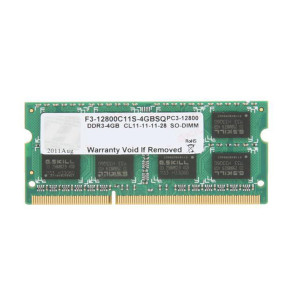 Модуль памяти для ноутбука G.SKILL F3-12800CL11S-4GBSQ DDR3 4GB
