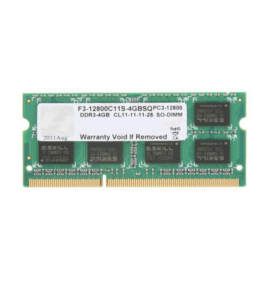 Модуль памяти для ноутбука G.SKILL F3-12800CL11S-4GBSQ DDR3 4GB Модуль памяти для ноутбука G.SKILL F3-12800CL11S-4GBSQ DDR3 4GB