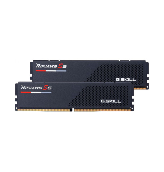 Комплект модулей памяти G.SKILL Ripjaws S5 F5-5200J4040A16GX2-RS5K DDR5 32GB (Kit 2x16GB) 5200MHz Комплект модулей памяти G.SKILL Ripjaws S5 F5-5200J4040A16GX2-RS5K DDR5 32GB (Kit 2x16GB) 5200MHz