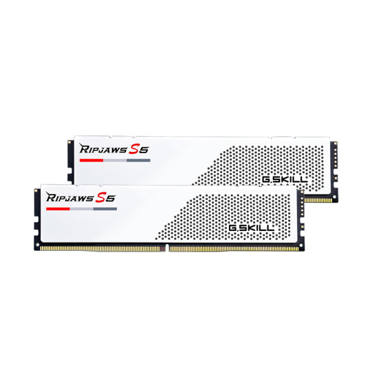 Комплект модулей памяти G.SKILL Ripjaws S5 F5-5200J4040A16GX2-RS5W DDR5 32GB (Kit 2x16GB) 5200MHz Комплект модулей памяти G.SKILL Ripjaws S5 F5-5200J4040A16GX2-RS5W DDR5 32GB (Kit 2x16GB) 5200MHz