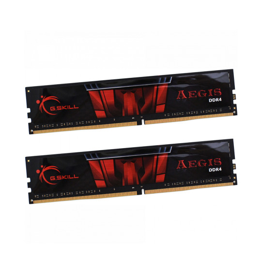 Комплект модулей памяти G.SKILL Aegis F4-2400C17D-8GIS DDR4 8GB (Kit 2x4GB) 2400MHz Комплект модулей памяти G.SKILL Aegis F4-2400C17D-8GIS DDR4 8GB (Kit 2x4GB) 2400MHz