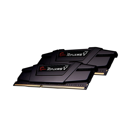 Комплект модулей памяти G.SKILL RipjawsV F4-3200C16D-16GVGB DDR4 16GB (Kit 2x8GB) 3200MHz Комплект модулей памяти G.SKILL RipjawsV F4-3200C16D-16GVGB DDR4 16GB (Kit 2x8GB) 3200MHz