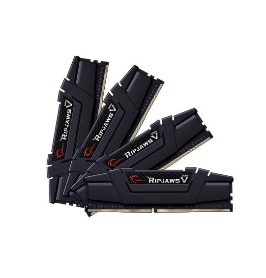 Комплект модулей памяти G.SKILL RipjawsV F4-3200C16Q-32GVKB DDR4 32GB (Kit 4x8GB) 3200MHz