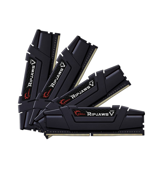Комплект модулей памяти G.SKILL RipjawsV F4-3200C16Q-128GVK DDR4 128GB (Kit 4x32GB) 3200MHz Комплект модулей памяти G.SKILL RipjawsV F4-3200C16Q-128GVK DDR4 128GB (Kit 4x32GB) 3200MHz