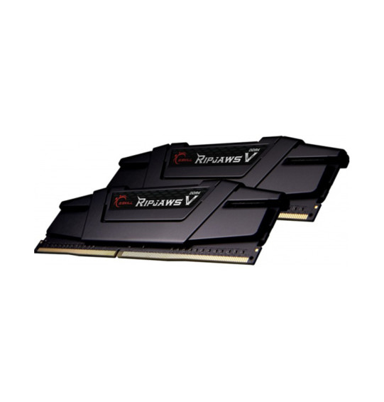 Комплект модулей памяти G.SKILL RipjawsV F4-3200C14D-64GVK DDR4 64GB (Kit 2x32GB) 3200MHz Комплект модулей памяти G.SKILL RipjawsV F4-3200C14D-64GVK DDR4 64GB (Kit 2x32GB) 3200MHz