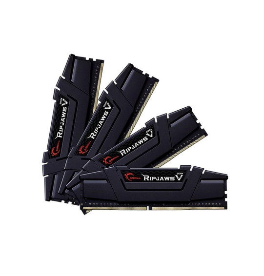 Комплект модулей памяти G.SKILL RipjawsV F4-3600C18Q-128GVK DDR4 128GB (Kit 4x32GB) 3600MHz Комплект модулей памяти G.SKILL RipjawsV F4-3600C18Q-128GVK DDR4 128GB (Kit 4x32GB) 3600MHz
