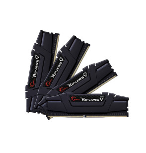 Комплект модулей памяти G.SKILL RipjawsV F4-4000C18Q-32GVK DDR4 32GB (Kit 4x8GB) 4000MHz