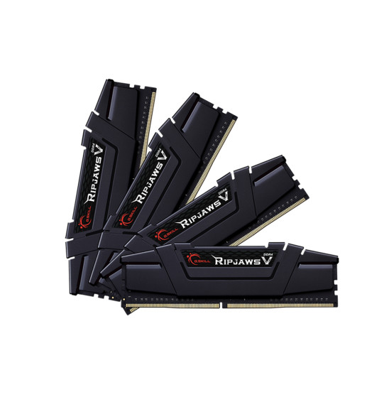 Комплект модулей памяти G.SKILL RipjawsV F4-4000C18Q-32GVK DDR4 32GB (Kit 4x8GB) 4000MHz Комплект модулей памяти G.SKILL RipjawsV F4-4000C18Q-32GVK DDR4 32GB (Kit 4x8GB) 4000MHz
