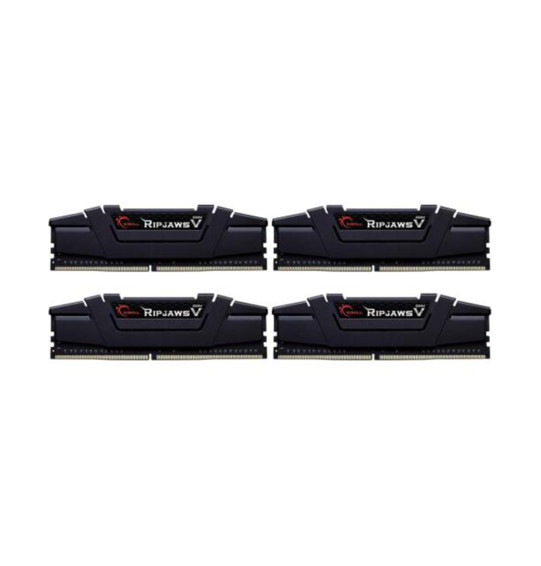 Комплект модулей памяти G.SKILL RipjawsV F4-4000C18Q-32GVK DDR4 32GB (Kit 4x8GB) 4000MHz Комплект модулей памяти G.SKILL RipjawsV F4-4000C18Q-32GVK DDR4 32GB (Kit 4x8GB) 4000MHz