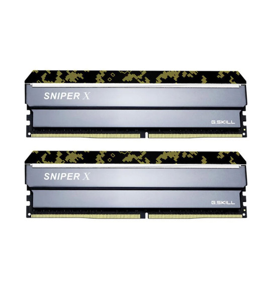 Комплект модулей памяти G.SKILL SniperX F4-2666C19D-16GSXK DDR4 16GB (Kit 2x8GB) 2666MHz Комплект модулей памяти G.SKILL SniperX F4-2666C19D-16GSXK DDR4 16GB (Kit 2x8GB) 2666MHz