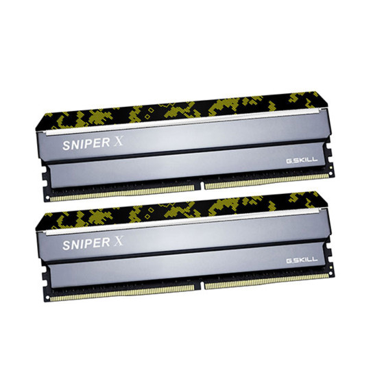 Комплект модулей памяти G.SKILL SniperX F4-2666C19D-16GSXK DDR4 16GB (Kit 2x8GB) 2666MHz Комплект модулей памяти G.SKILL SniperX F4-2666C19D-16GSXK DDR4 16GB (Kit 2x8GB) 2666MHz