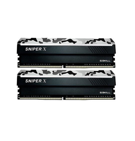 Комплект модулей памяти G.SKILL SniperX F4-2666C19D-16GSXW DDR4 16GB (Kit 2x8GB) 2666MHz Комплект модулей памяти G.SKILL SniperX F4-2666C19D-16GSXW DDR4 16GB (Kit 2x8GB) 2666MHz