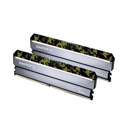Комплект модулей памяти G.SKILL SniperX F4-3200C16D-16GSXKB DDR4 16GB (Kit 2x8GB) 3200MHz Комплект модулей памяти G.SKILL SniperX F4-3200C16D-16GSXKB DDR4 16GB (Kit 2x8GB) 3200MHz