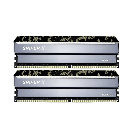 Комплект модулей памяти G.SKILL SniperX F4-3200C16D-16GSXKB DDR4 16GB (Kit 2x8GB) 3200MHz Комплект модулей памяти G.SKILL SniperX F4-3200C16D-16GSXKB DDR4 16GB (Kit 2x8GB) 3200MHz