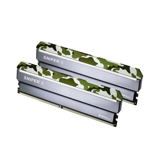 Комплект модулей памяти G.SKILL SniperX F4-3200C16D-16GSXFB DDR4 16GB (Kit 2x8GB) 3200MHz Комплект модулей памяти G.SKILL SniperX F4-3200C16D-16GSXFB DDR4 16GB (Kit 2x8GB) 3200MHz