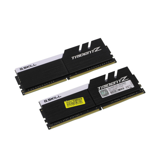 Комплект модулей памяти G.SKILL TridentZ F4-3200C16D-16GTZKW DDR4 16GB (Kit 2x8GB) 3200MHz Комплект модулей памяти G.SKILL TridentZ F4-3200C16D-16GTZKW DDR4 16GB (Kit 2x8GB) 3200MHz