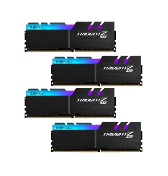 Комплект модулей памяти G.SKILL TridentZ RGB F4-3600C19Q-32GTZRB DDR4 32GB (Kit 4x8GB) 3600MHz Комплект модулей памяти G.SKILL TridentZ RGB F4-3600C19Q-32GTZRB DDR4 32GB (Kit 4x8GB) 3600MHz