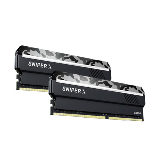 Комплект модулей памяти G.SKILL SniperX F4-3200C16D-16GSXWB DDR4 16GB (Kit 2x8GB) 3200MHz Комплект модулей памяти G.SKILL SniperX F4-3200C16D-16GSXWB DDR4 16GB (Kit 2x8GB) 3200MHz