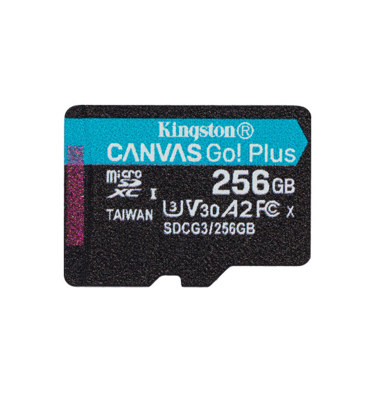 Карта памяти Kingston SDCG3/256GBSP A2 U3 V30 256GB без адаптера Карта памяти Kingston SDCG3/256GBSP A2 U3 V30 256GB без адаптера
