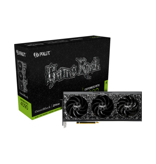 Видеокарта PALIT RTX4090 GAMEROCK OMNIBLACK 24G (NED4090019SB-1020Q) Видеокарта PALIT RTX4090 GAMEROCK OMNIBLACK 24G (NED4090019SB-1020Q)