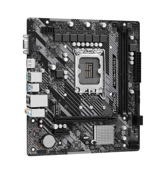 Материнская плата ASRock H610M-HVS/M.2 R2.0 Материнская плата ASRock H610M-HVS/M.2 R2.0