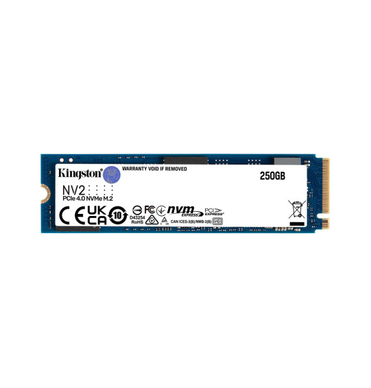 Твердотельный накопитель SSD Kingston NV2 SNV2S/250G M.2 NVMe PCIe 3.0x4 Твердотельный накопитель SSD Kingston NV2 SNV2S/250G M.2 NVMe PCIe 3.0x4