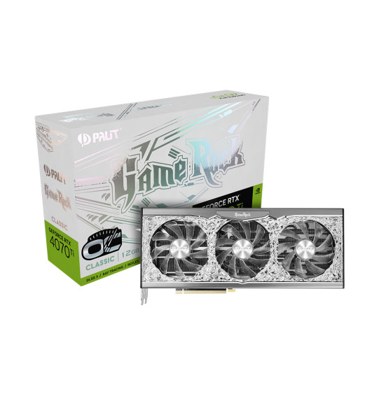 Видеокарта PALIT RTX4070Ti GAMEROCK CLASSIC OC 12GB (NED407TH19K9-1046G) Видеокарта PALIT RTX4070Ti GAMEROCK CLASSIC OC 12GB (NED407TH19K9-1046G)