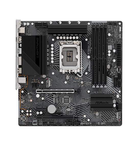 Материнская плата ASRock Z790M PG LIGHTNING/D4 Материнская плата ASRock Z790M PG LIGHTNING/D4